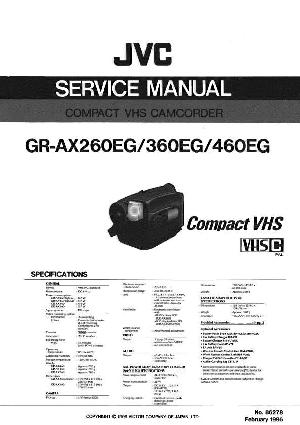 Сервисная инструкция JVC GR-AX260EG, GR-AX360EG, GR-AX460EG ― Manual-Shop.ru