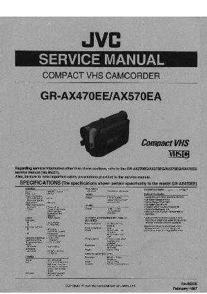 Service manual JVC GR-AX470EE, GR-AX570EA ― Manual-Shop.ru