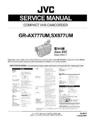 Service manual JVC GR-AX777UM, GR-SX877UM ― Manual-Shop.ru
