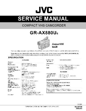 Сервисная инструкция JVC GR-AX880U ― Manual-Shop.ru