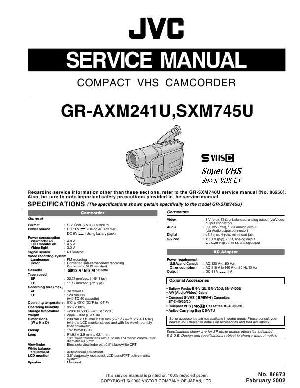 Сервисная инструкция JVC GR-AXM241U, GR-SXM745U ― Manual-Shop.ru