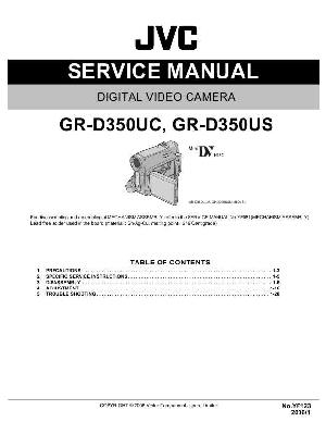Сервисная инструкция JVC GR-D350U ― Manual-Shop.ru