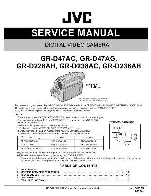 Сервисная инструкция JVC GR-D47, GR-D228, GR-D238 ― Manual-Shop.ru
