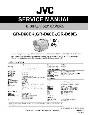 Сервисная инструкция JVC GR-D60E ― Manual-Shop.ru