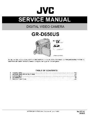 Сервисная инструкция JVC GR-D650US ― Manual-Shop.ru