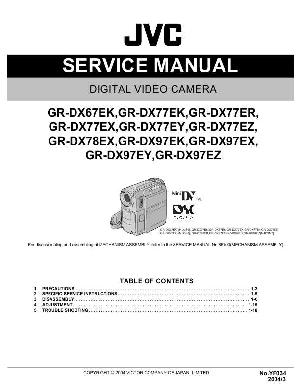 Сервисная инструкция JVC GR-DX67, GR-DX77, GR-DX78, GR-DX97 ― Manual-Shop.ru