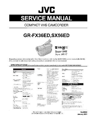 Сервисная инструкция JVC GR-FX36ED, GR-SX56ED ― Manual-Shop.ru