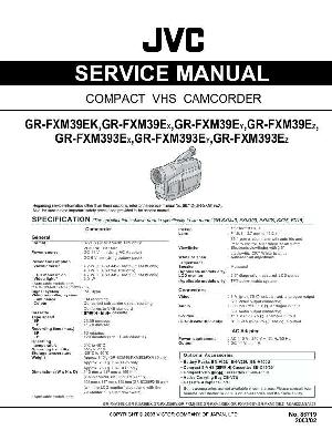 Сервисная инструкция JVC GR-FXM39, GR-FXM393 ― Manual-Shop.ru