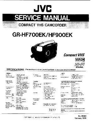 Сервисная инструкция JVC GR-HF700EK, GR-HF900EK ― Manual-Shop.ru