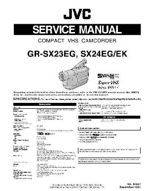 Сервисная инструкция JVC GR-SX23E, GR-SX24E ― Manual-Shop.ru