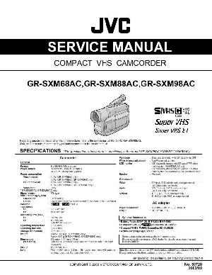 Сервисная инструкция JVC GR-SXM68AC, GR-SXM88AC, GR-SXM98AC ― Manual-Shop.ru