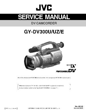 Сервисная инструкция JVC GY-DV300E, U, UZ ― Manual-Shop.ru