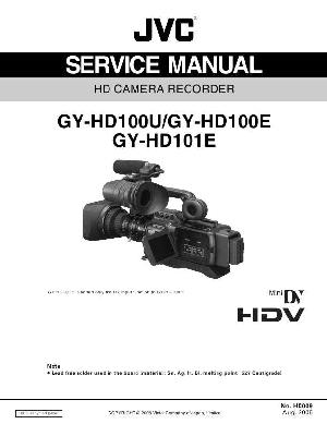 Сервисная инструкция JVC GY-HD100, GY-HD101 ― Manual-Shop.ru