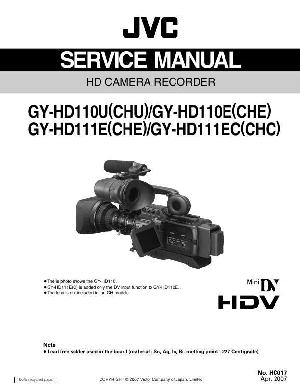 Сервисная инструкция JVC GY-HD110, GY-HD111 ― Manual-Shop.ru