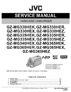 Сервисная инструкция JVC GZ-MG330, GZ-MG335, GZ-MG340, GZ-MG365 PAL ― Manual-Shop.ru