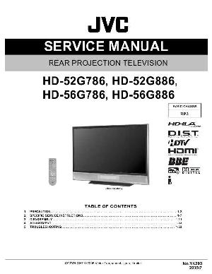 Сервисная инструкция JVC HD-52G786, HD-52G886, HD-56G786, HD-56886 ― Manual-Shop.ru
