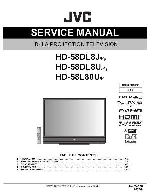 Сервисная инструкция JVC HD-58DL8, HD-58L80 ― Manual-Shop.ru