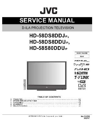 Сервисная инструкция JVC HD-58DS8DD, HD-58S80DD ― Manual-Shop.ru