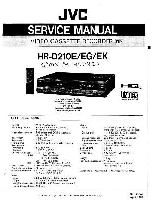 Сервисная инструкция JVC HR-D210E ― Manual-Shop.ru