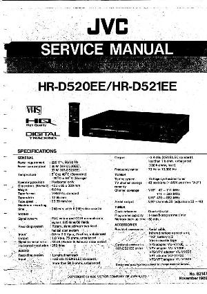 Сервисная инструкция JVC HR-D520EE, HR-D521EE ― Manual-Shop.ru