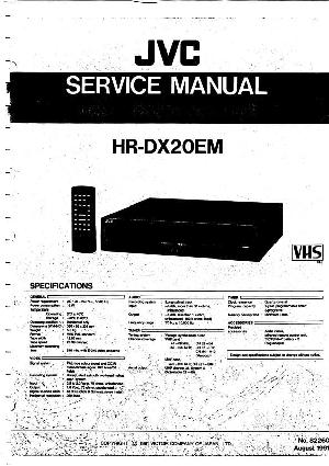 Сервисная инструкция JVC HR-DX20EM ― Manual-Shop.ru