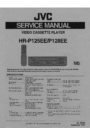 Сервисная инструкция JVC HR-P125EE, HR-P128EE ― Manual-Shop.ru