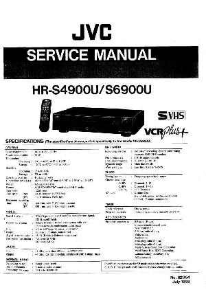 Service manual JVC HR-S4900U, HR-S6900U ― Manual-Shop.ru