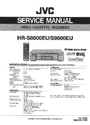 Сервисная инструкция JVC HR-S8600EU, HR-S9600EU ― Manual-Shop.ru