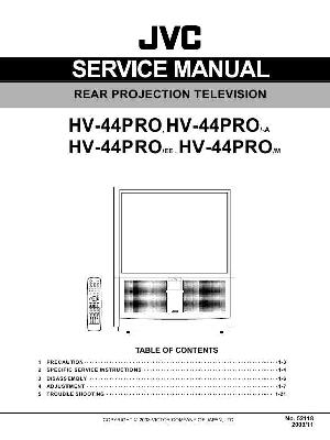 Сервисная инструкция JVC HV-44PRO ― Manual-Shop.ru