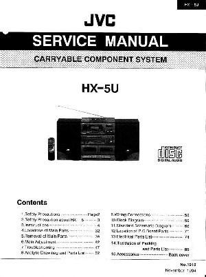 Сервисная инструкция JVC HX-5U ― Manual-Shop.ru