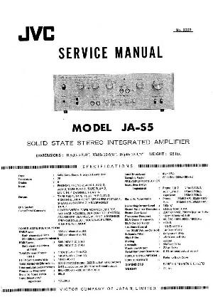 Сервисная инструкция JVC JA-S5 ― Manual-Shop.ru