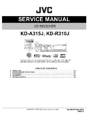 Сервисная инструкция JVC KD-A315J, KD-R301J ― Manual-Shop.ru