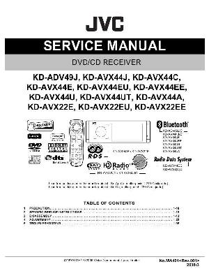 Сервисная инструкция JVC KD-ADV49, KD-AVX22EE, KD-AVX44EE ― Manual-Shop.ru