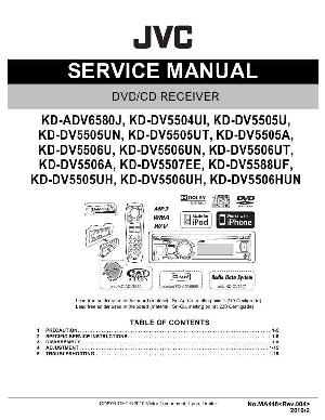 Сервисная инструкция JVC KD-ADV6580, KD-DV5504, KD-DV5505, KD-DV5506, KD-DV5507, KD-DV5588 ― Manual-Shop.ru