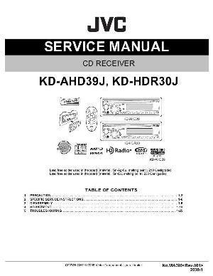 Сервисная инструкция JVC KD-AHD39J, KD-HDR30J ― Manual-Shop.ru