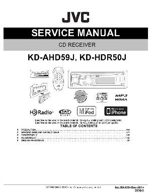 Сервисная инструкция JVC KD-AHD59J, KD-HDR50J ― Manual-Shop.ru
