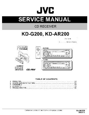 Сервисная инструкция JVC KD-AR200, KD-G200 ― Manual-Shop.ru
