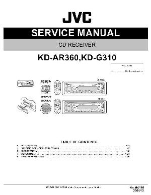 Сервисная инструкция JVC KD-AR360, KD-G310 ― Manual-Shop.ru