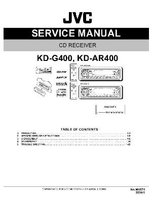 Сервисная инструкция JVC KD-AR400, KD-G400 ― Manual-Shop.ru