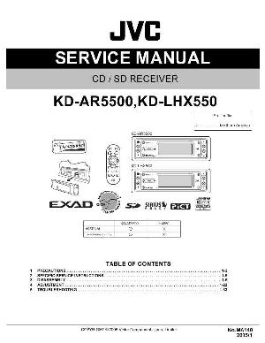 Сервисная инструкция JVC KD-AR5500, KD-LHX550 ― Manual-Shop.ru