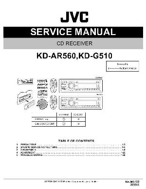 Сервисная инструкция JVC KD-AR560, KD-G510 ― Manual-Shop.ru