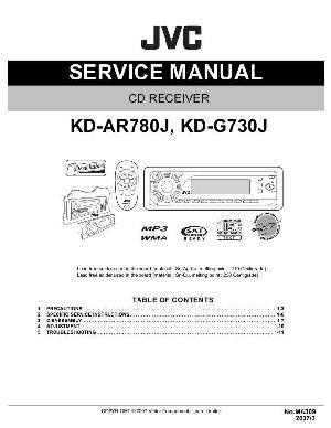Service manual JVC KD-AR780J, KD-G730J ― Manual-Shop.ru