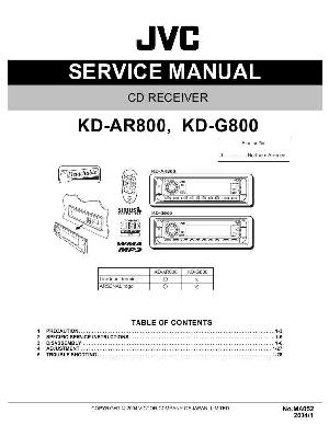 Сервисная инструкция JVC KD-AR800 ― Manual-Shop.ru