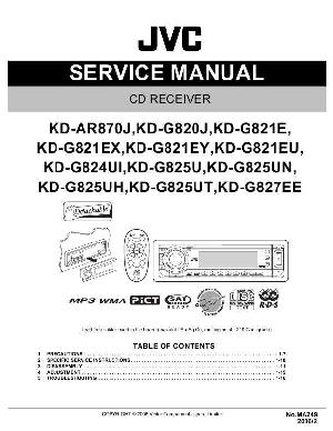 Сервисная инструкция JVC KD-AR870J ― Manual-Shop.ru