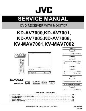 Сервисная инструкция JVC KD-AV7000, KD-AV7001, KD-AV7005, KD-AV7008, KD-MAV7001, KD-MAV7002 ― Manual-Shop.ru