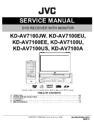 Сервисная инструкция JVC KD-AV7100EE ― Manual-Shop.ru