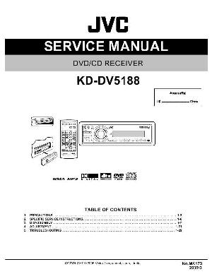 Сервисная инструкция JVC KD-DV5188 ― Manual-Shop.ru