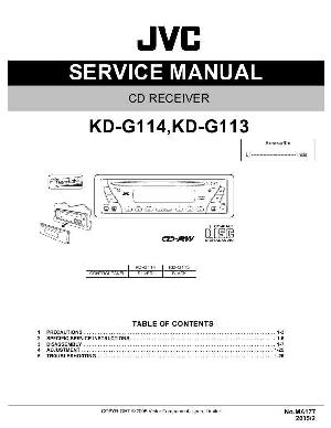 Сервисная инструкция JVC KD-G113, KD-G114 ― Manual-Shop.ru