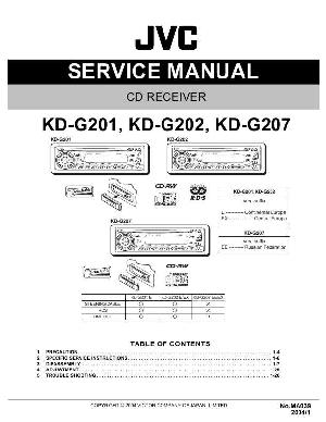 Сервисная инструкция JVC KD-G201, KD-G202, KD-G207 ― Manual-Shop.ru