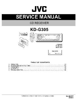 Сервисная инструкция JVC KD-G305 ― Manual-Shop.ru